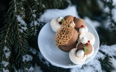 Spruce Tips Chocolat Mousse